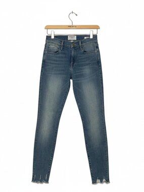 FRAME Le High Skinny High Rise Stretch Denim Jeans - Size 25